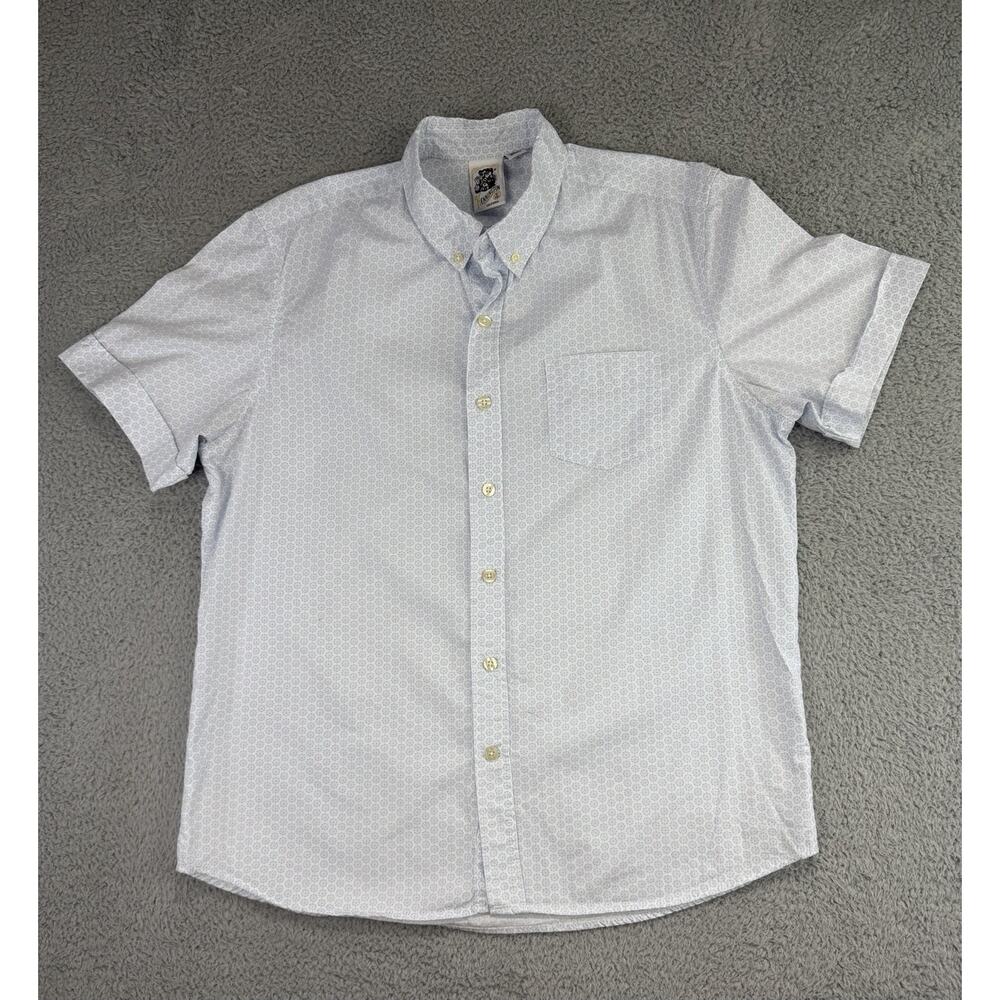 Kennington LTD California Mens Large Shirt Geometric Print Button Up